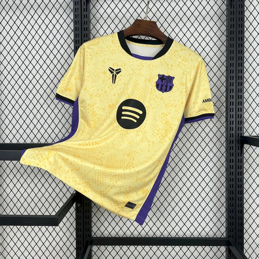 Maillot Maillot Foot FC Barcelone2025 2026 extérieur Kobe Bryant Mamba face avant