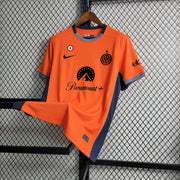 Maillot Maillot Inter Milan  Foot Third Orange 2023 2024 miniature