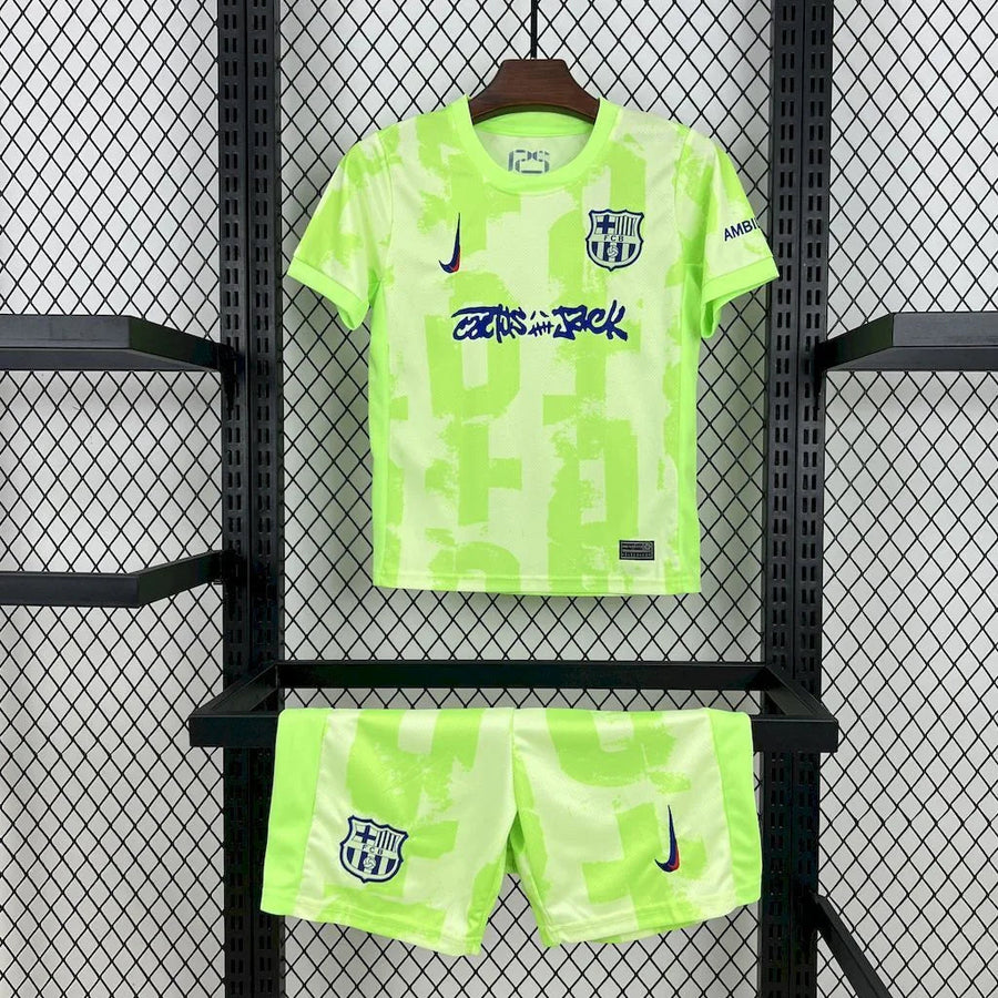 Maillot Kit Enfant FC Barcelone concept 2024-25 face avant