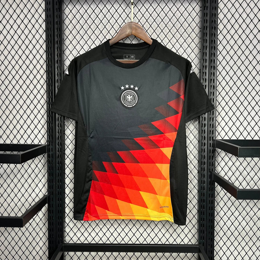 Maillot Maillot Allemagne foot 2024 2025 gardien face avant