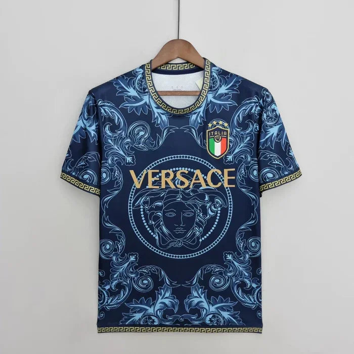 Maillot Maillot Italie saison 2023-2024 concept bleu et doré face avant