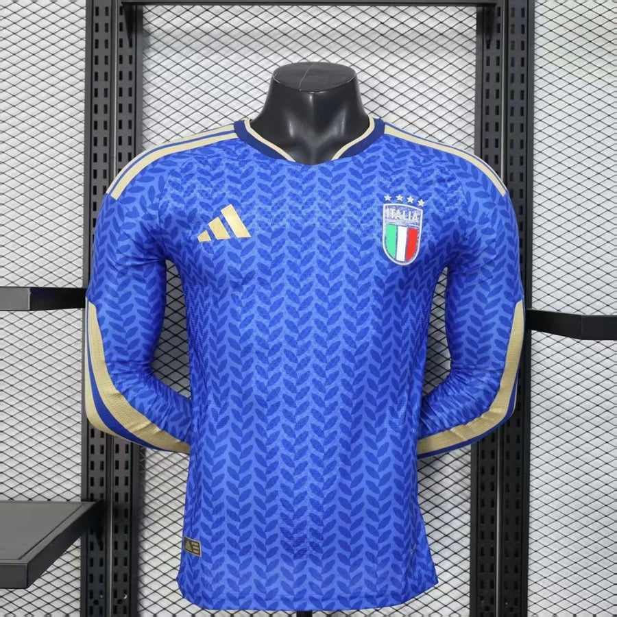 Maillot Maillot Italie manches longues Coupe du monde 2026 face avant