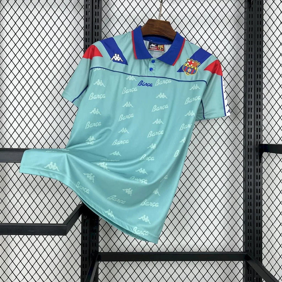 Maillot FC Barcelone maillot foot 1992 1995 retro face avant