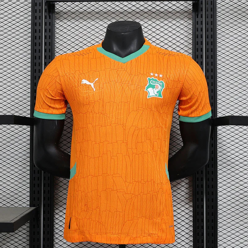 Maillot Maillot Côte d'Ivoire Domicile Orange CAN 2025-26 face avant