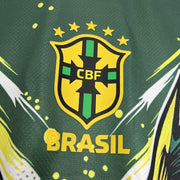 Maillot Maillot Brésil Concept Vert Jaune Aigle 2024-25 miniature
