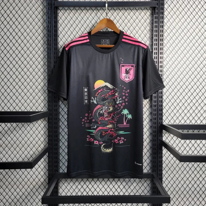 Maillot Maillot Japon saison 2023-2024 entrainement noir face avant