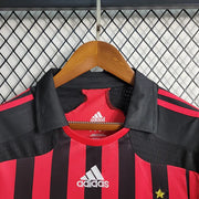 Maillot Maillot AC Milan Retro 2007 2008 Manche Longue miniature