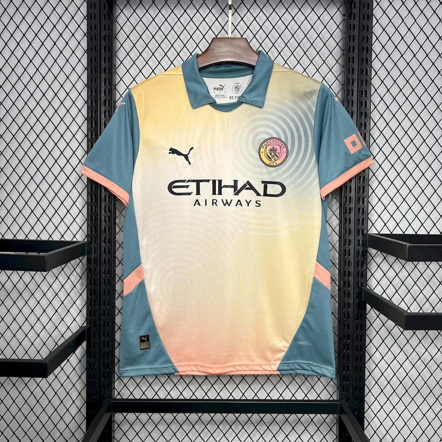 Maillot Maillot Manchester City foot 2024 2025 Fourth face avant