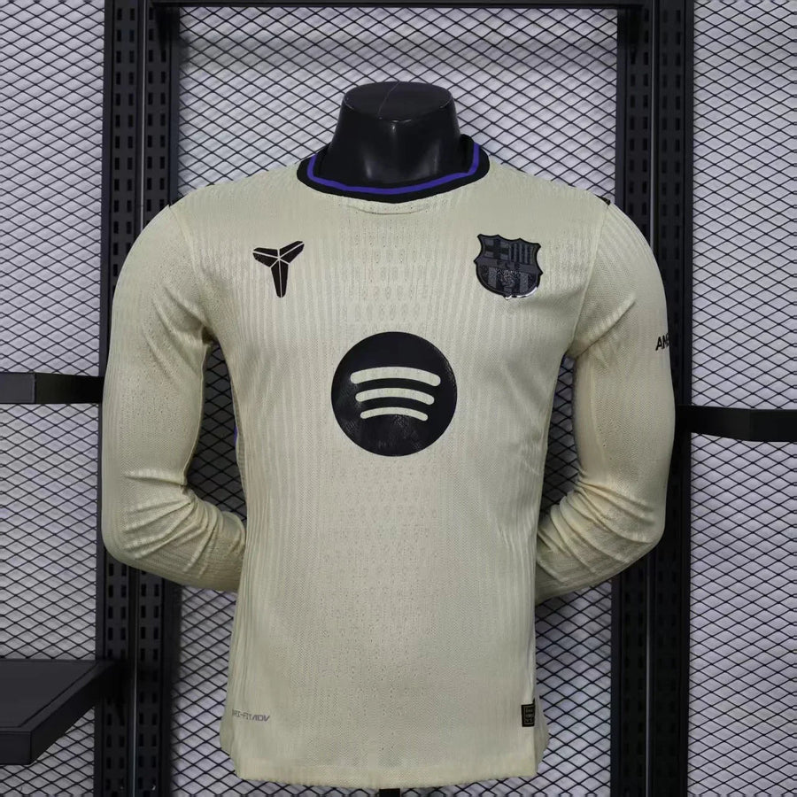 Maillot Maillot FC Barcelone extérieur manches longues 2025-26 face avant