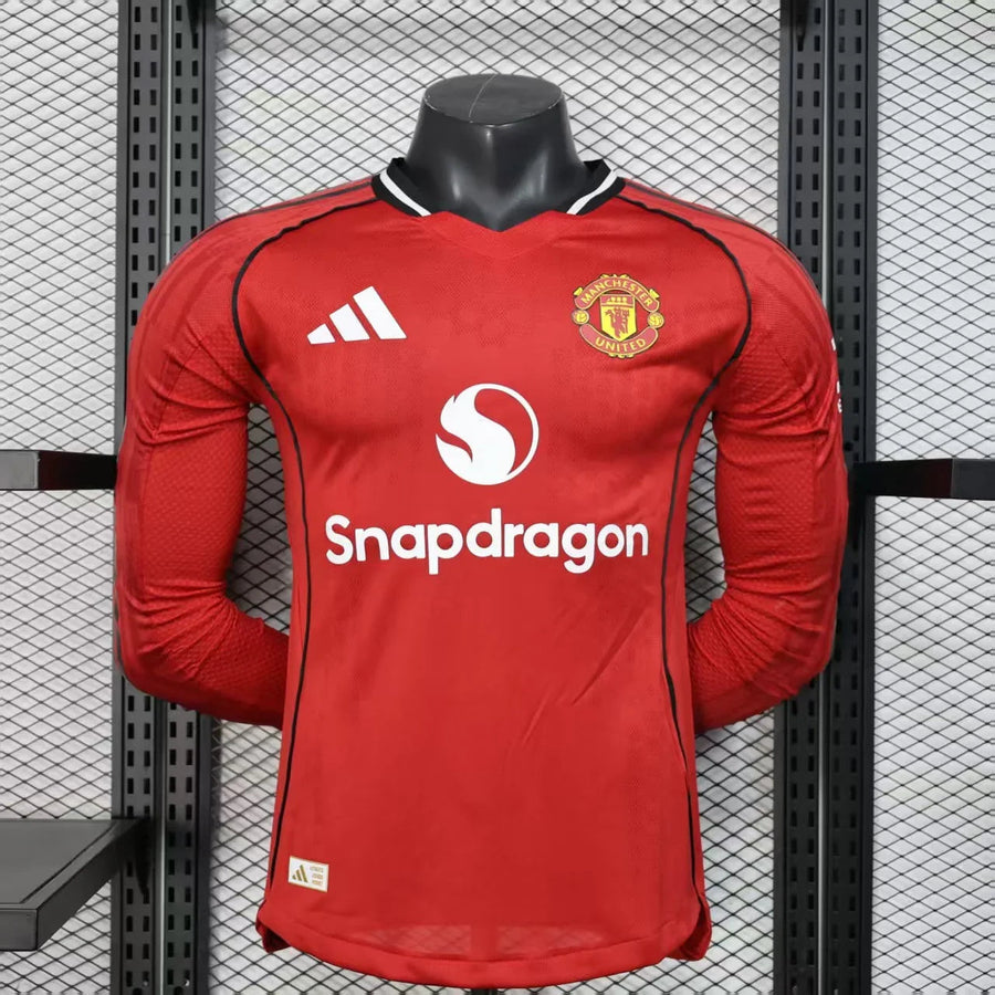 Maillot Maillot Manchester United manches longues 2025-26 face avant