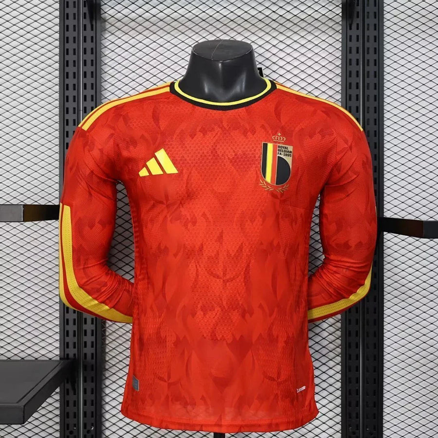 Maillot Maillot Belgique manches longues Coupe du monde 2026 face avant