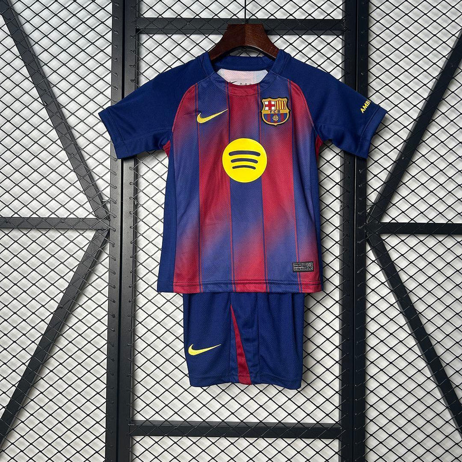 Maillot Kit Enfant FC Barcelone 2025-26 face avant