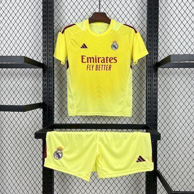 Maillot Kit Enfant Real Madrid gardien 2025-26 face avant