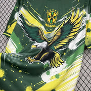 Maillot Maillot Brésil Concept Vert Jaune Aigle 2024-25 miniature
