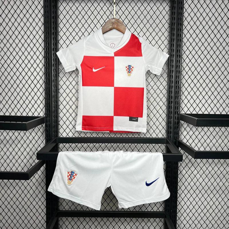 Maillot Kit Enfant Croatie Domicile 2024/2025 face avant