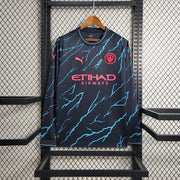 Maillot Maillot Manchester City extérieur 2023 2024 manches longues miniature
