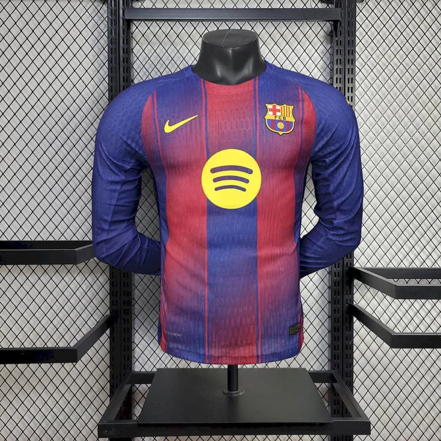 Maillot Maillot FC Barcelone manches longues 2025-26 face avant