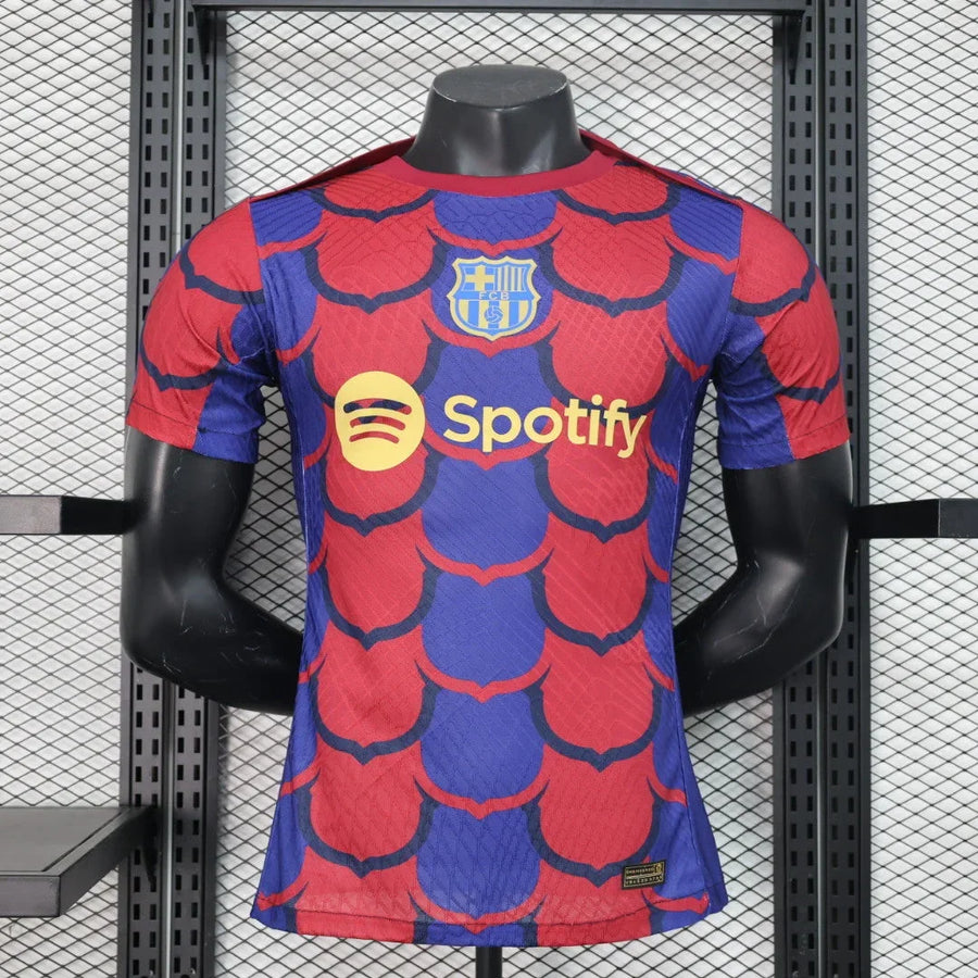Maillot Maillot foot FC Barcelone 2024 2025 Pre-Match face avant