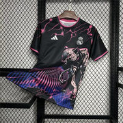 Maillot Maillot Real Madrid Noir Rose Panther 2024/25 miniature