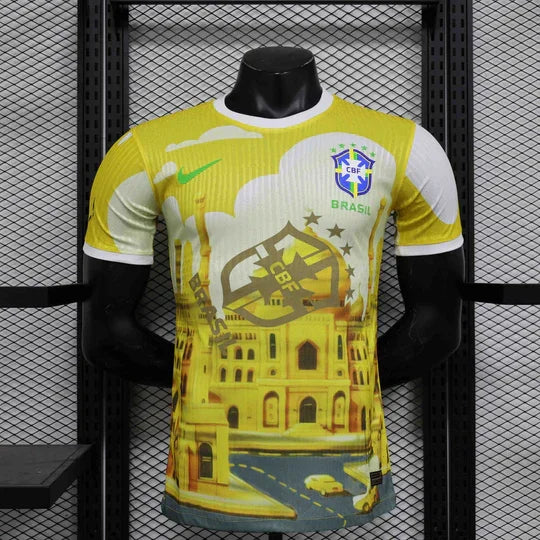 Maillot Maillot Brésil Concept 2025 Jaune face avant