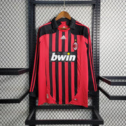 Maillot Maillot AC Milan Retro 2007 2008 Manche Longue miniature
