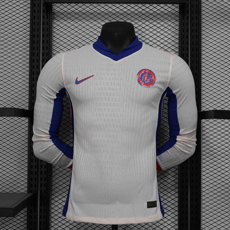 Maillot Maillot Chelsea extérieur manches longues 2024-25 face avant