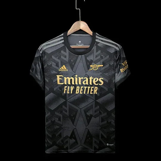 Maillot Maillot Arsenal saison 2022-2023 extérieur away noir face avant