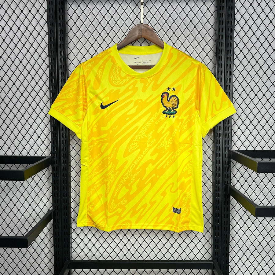 Maillot Maillot Équipe de France foot 2024 2025 gardien face avant