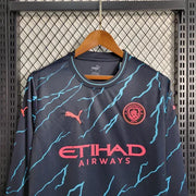 Maillot Maillot Manchester City extérieur 2023 2024 manches longues miniature