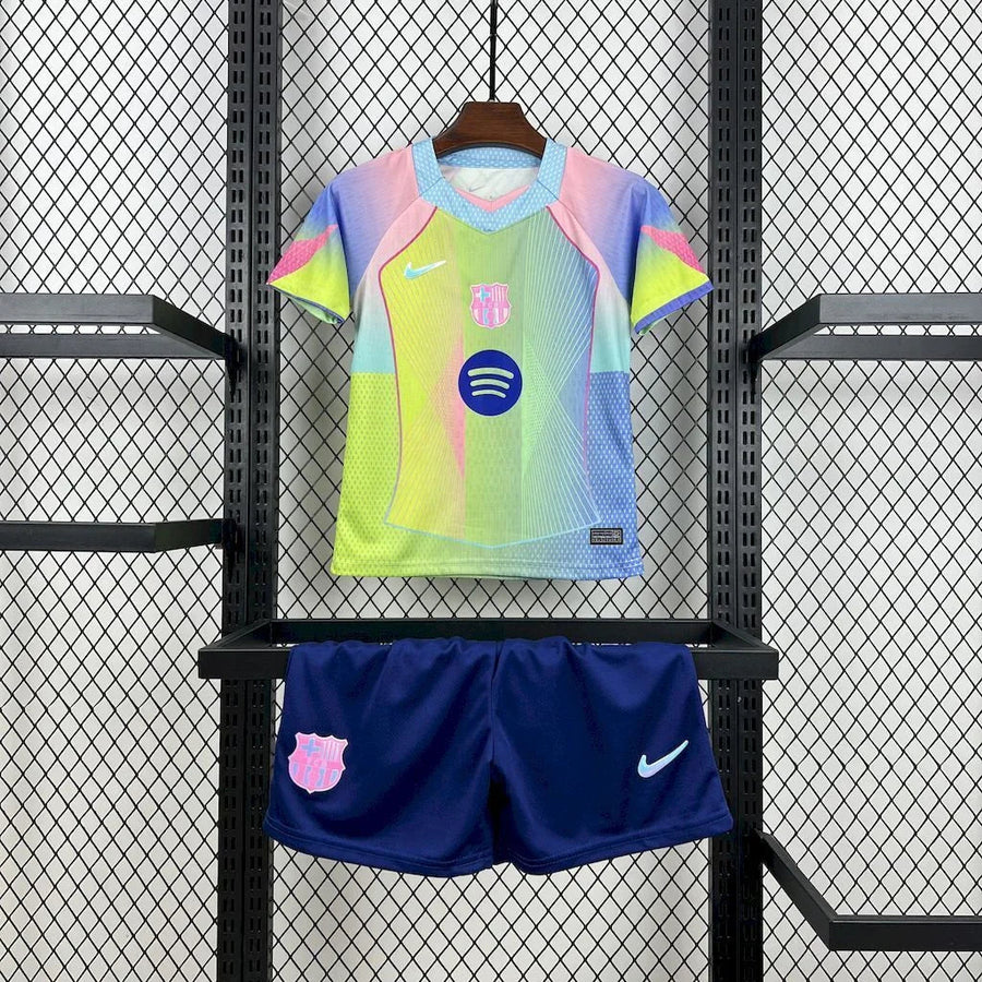 Maillot Kit Enfant FC Barcelone concept 2025-26 face avant