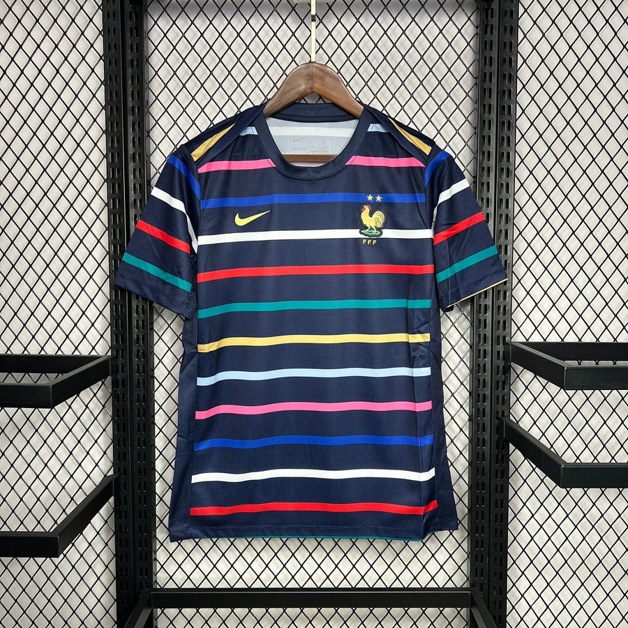 Maillot Maillot Équipe de France foot 2024 2025 entraînement face avant