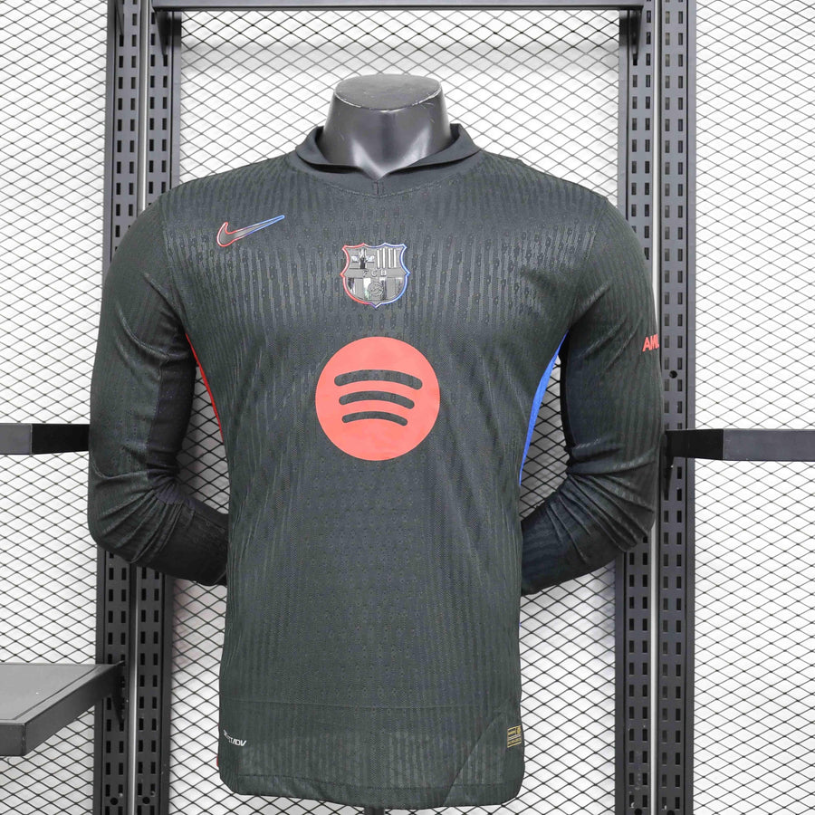 Maillot Maillot FC Barcelone extérieur manches longues 2024-25 face avant