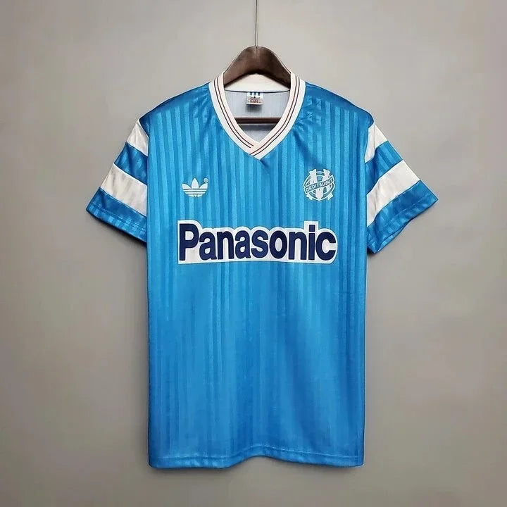 Maillot Maillot Marseille Rétro Extérieur 1990 face avant