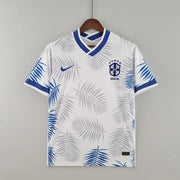 Maillot Maillot Brésil saison 2022 édition spéciale blanc et bleu miniature