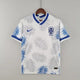 Maillot Brésil saison 2022 édition spéciale blanc et bleu