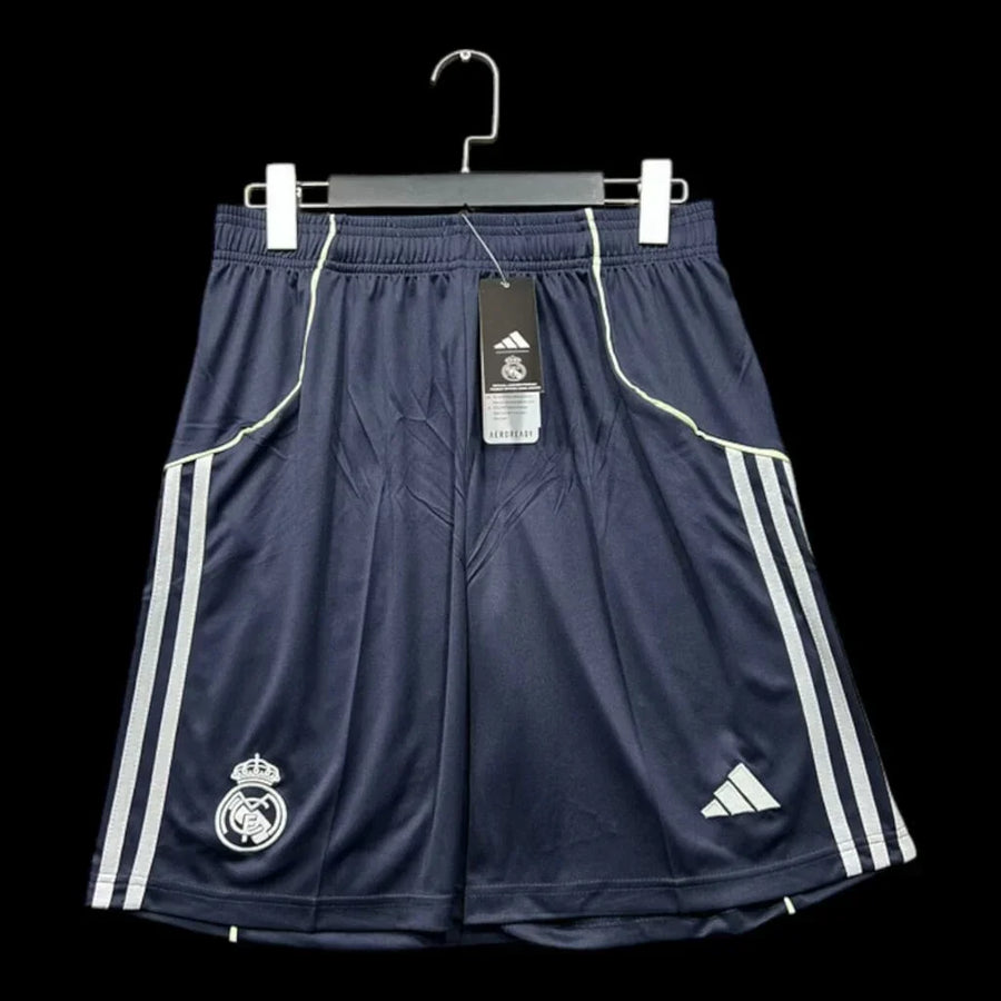 Maillot Short Real Madrid extérieur 2025-26 face avant