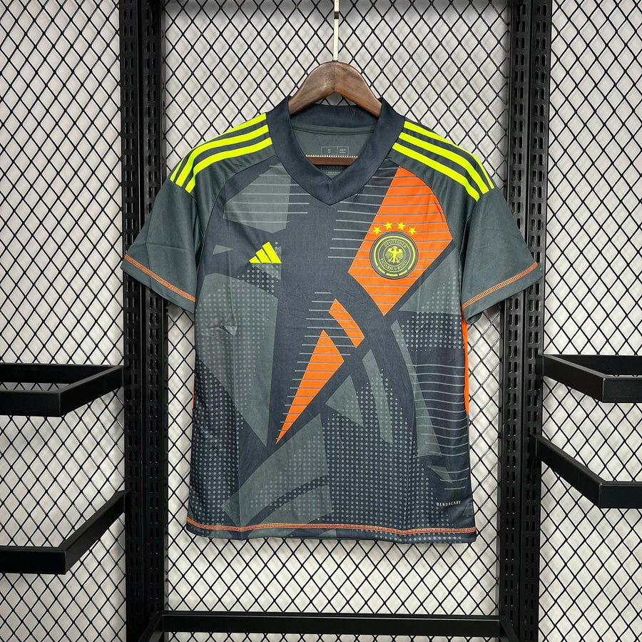 Maillot Maillot Allemagne foot 2024 2025 gardien face avant