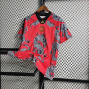 Maillot Maillot Foot Manchester United Retro 2019 2020 Japon Dragon miniature