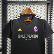 Maillot Maillot Real Madrid foot Balmain Noir 2023 2024 miniature