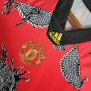Maillot Maillot Foot Manchester United Retro 2019 2020 Japon Dragon miniature