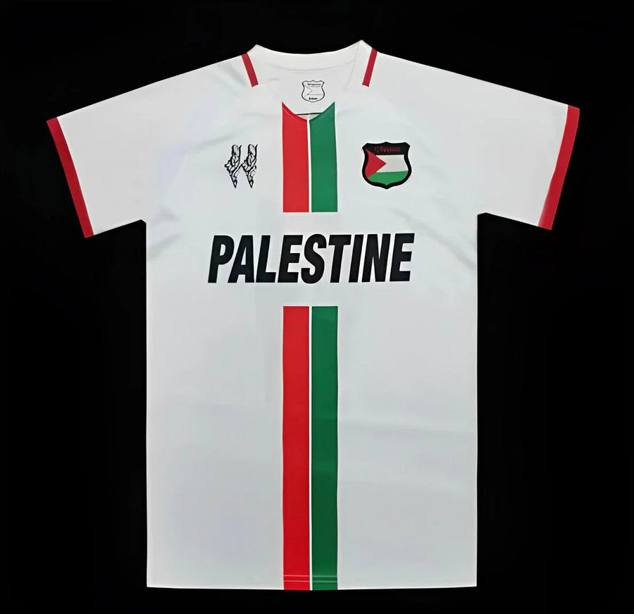 Maillot Maillots Palestine ÉDITION SPÉCIALE BLANC 2023 2024 face avant
