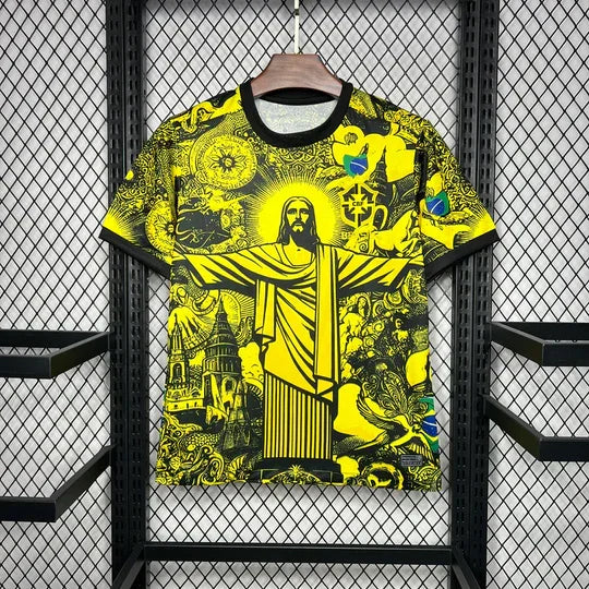 Maillot Maillot Brésil Concept 2024 Jaune face avant