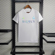 Maillot Maillot Real Madrid foot Balmain blanc 2023 2024 miniature