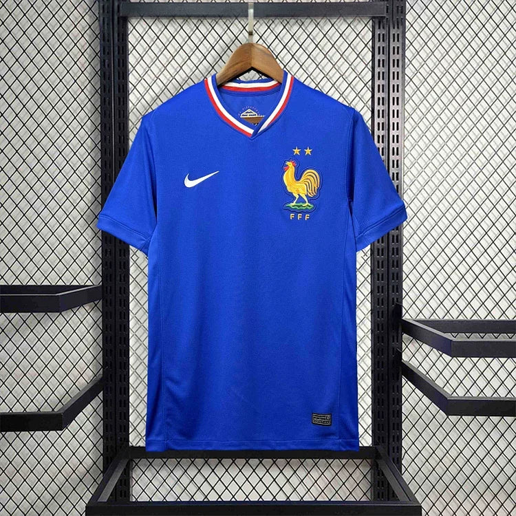 Maillot Maillot Équipe de France foot domicile 2024 2025 EURO2024 face avant