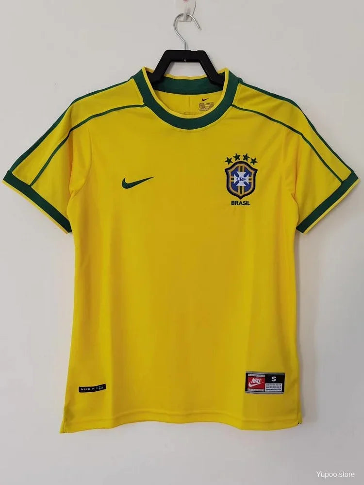 Maillot MAILLOT RÉTRO BRÉSIL 1998 face avant