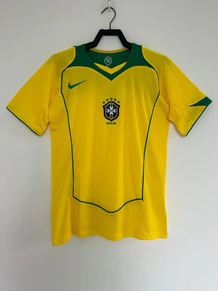 Maillot MAILLOT RÉTRO BRESIL 2004 face avant