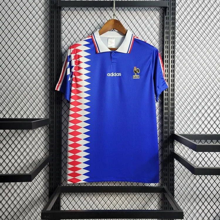 Maillot MAILLOT RETRO ÉQUIPE DE FRANCE 1994 face avant