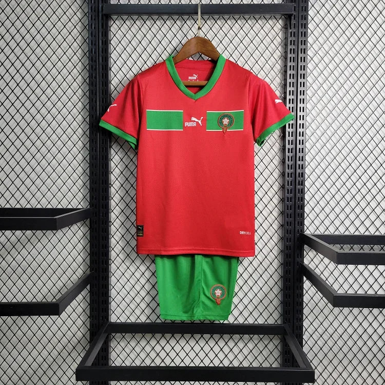 Maillot KIT ENFANT MAROC 2022 face avant