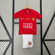 Maillot KIT ENFANT RÉTRO MANCHESTER UNITED 2008 miniature