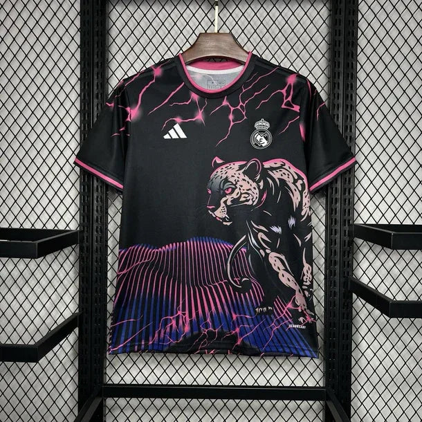 Maillot Maillot Real Madrid Noir Rose Panther 2024/25 face avant